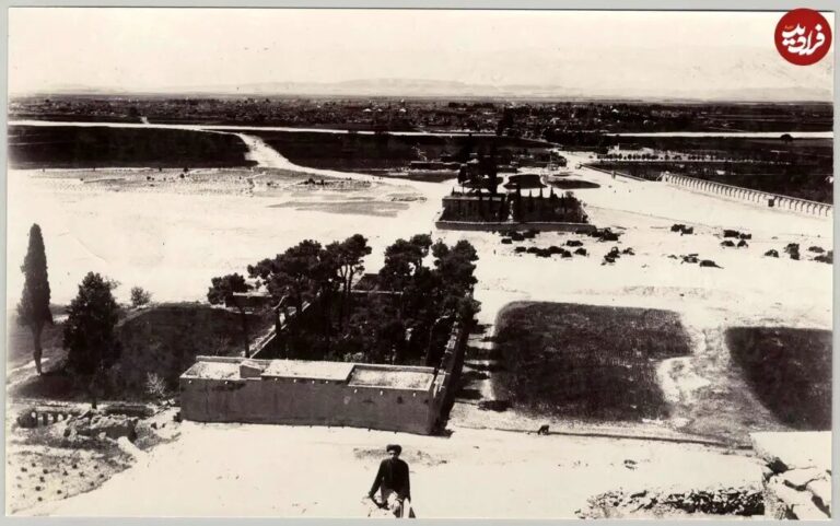 منظره زیبای شیراز در دوران قاجار؛ ۱۲۵ سال قبل